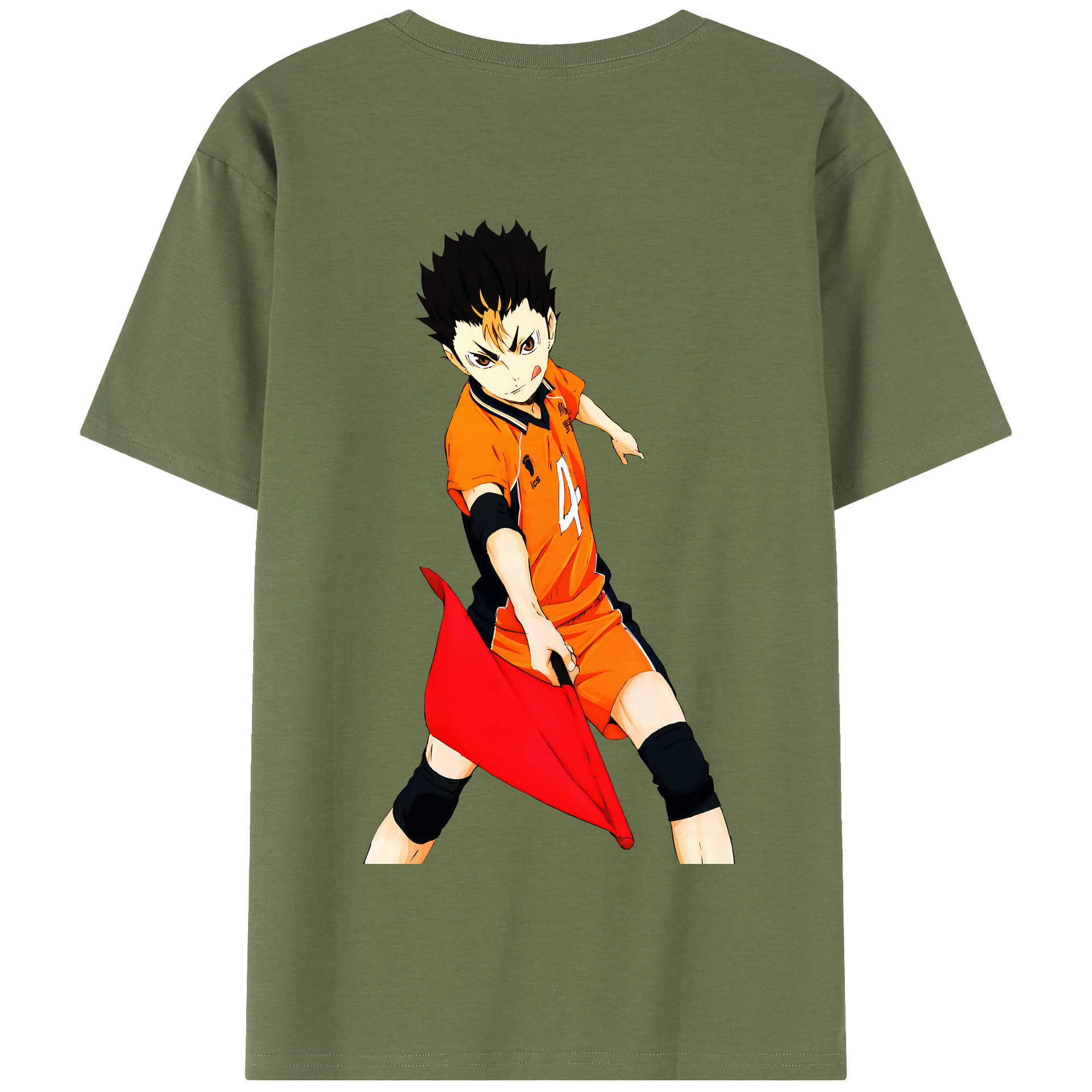 （画像用） ハイキュー!! Haikyu!! 綿100％半袖Tシャツ（背面プリント）